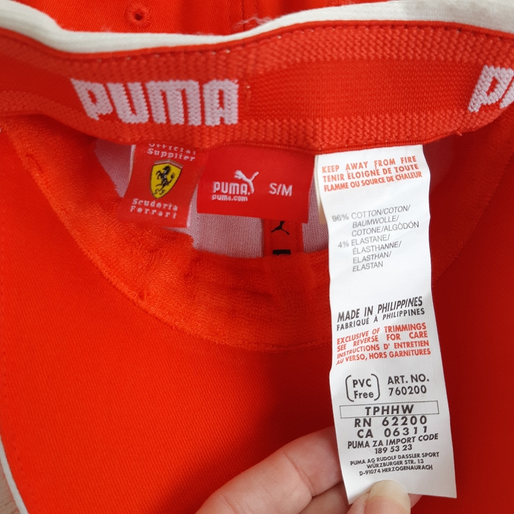Puma Ferrari Racing Red Hat S/M - Picture 7 of 14